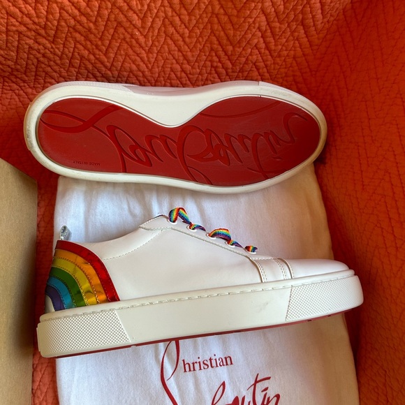 CHRISTIAN LOUBOUTIN Arkenspeed Rainbow Low top sneaker. Size 39.5. - Picture 2 of 4